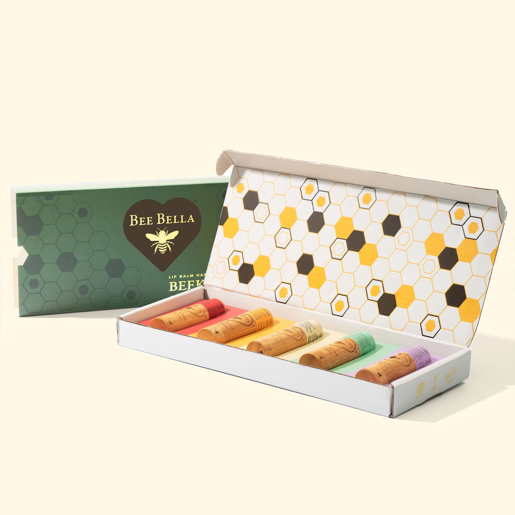 Bee Bella Lip Balm Gift Box — 5 Flavors